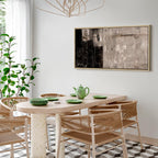 Abstract Gold and Brown Texture Canvas Print