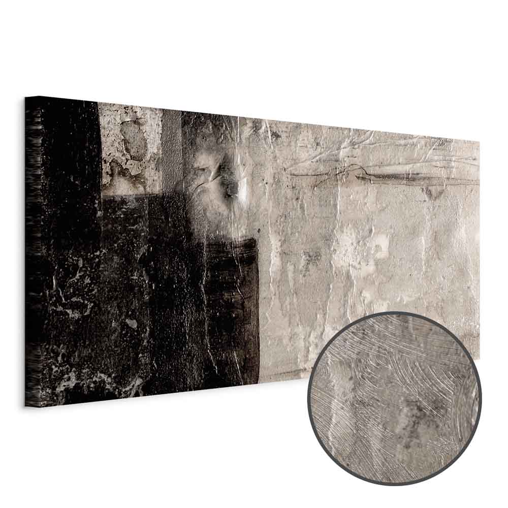 Abstract Gold and Brown Texture Canvas Print