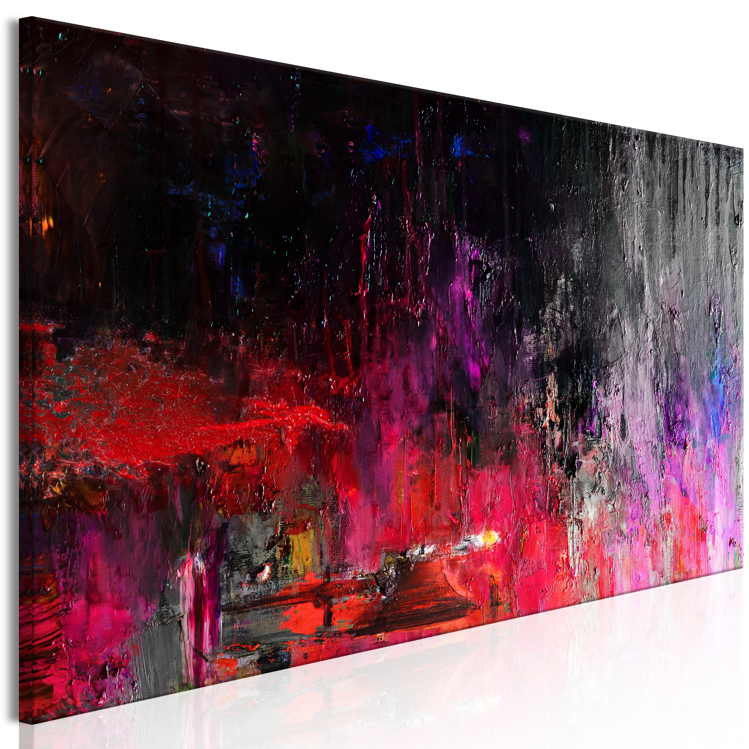 Abstract Canvas Print Featuring Hot August Art