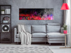 Abstract Canvas Print Featuring Hot August Art