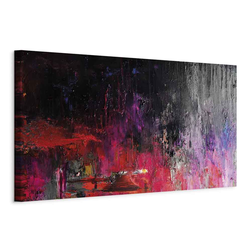 Hot August Abstract Narrow Canvas Print