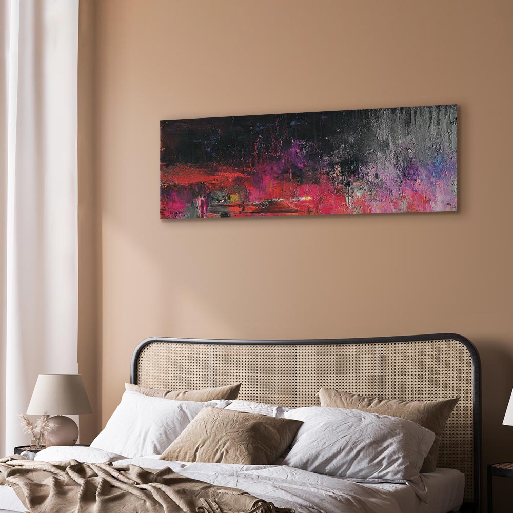 Hot August Abstract Narrow Canvas Print