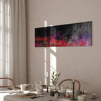 Hot August Abstract Narrow Canvas Print