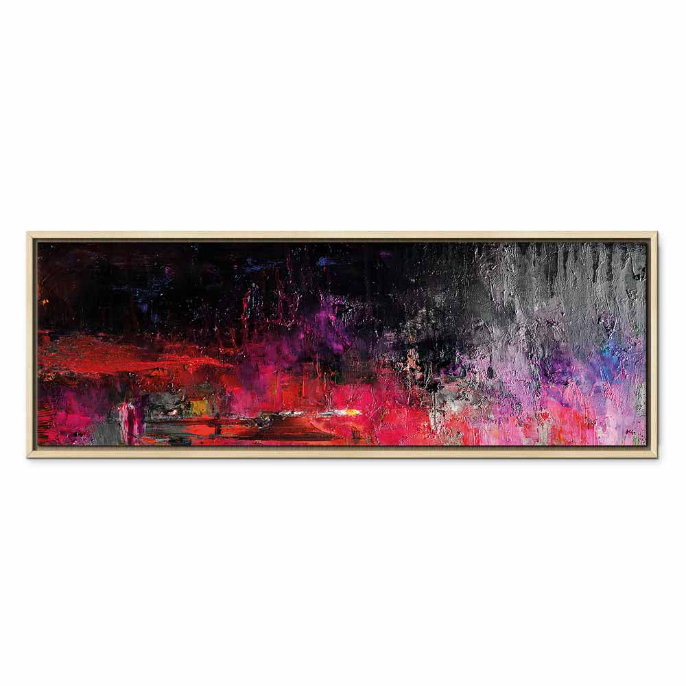 Hot August Abstract Narrow Canvas Print
