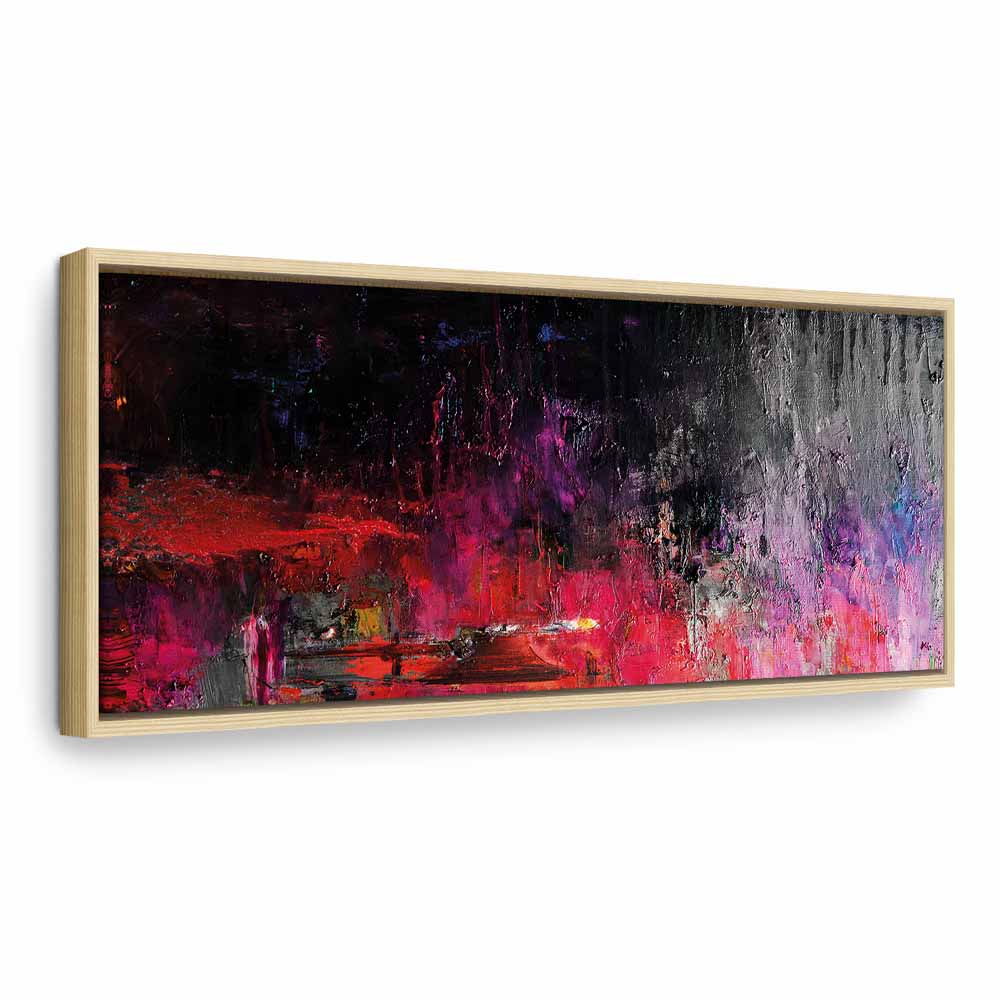 Hot August Abstract Narrow Canvas Print