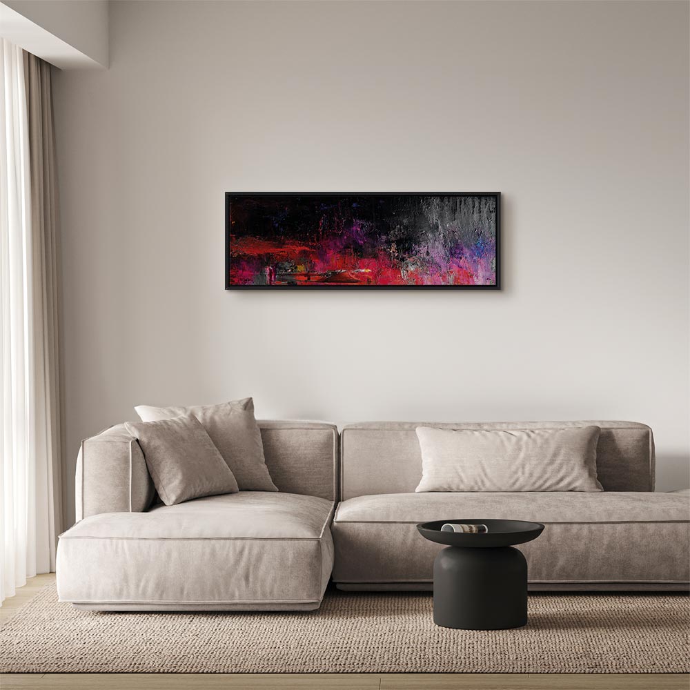 Hot August Abstract Narrow Canvas Print