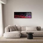 Hot August Abstract Narrow Canvas Print