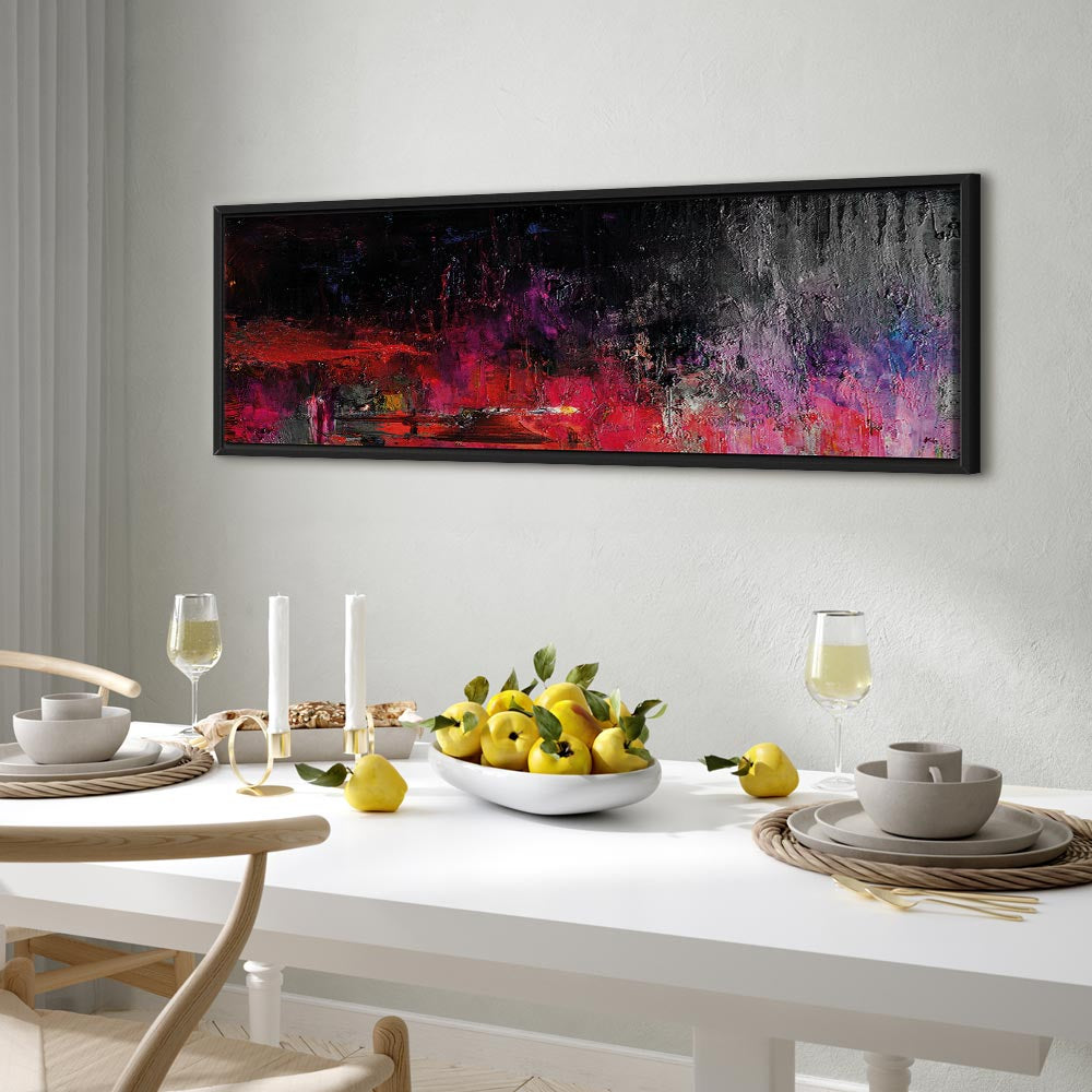 Hot August Abstract Narrow Canvas Print