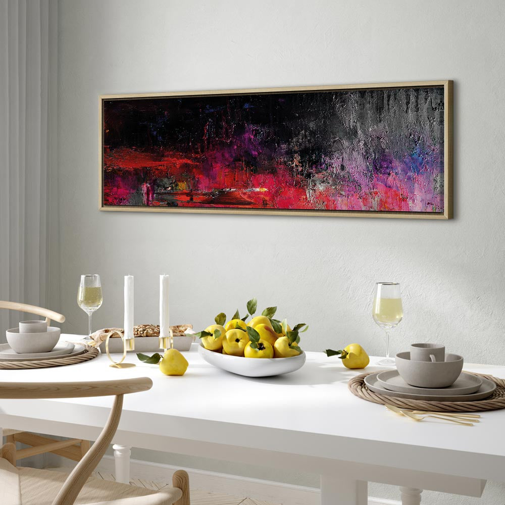 Hot August Abstract Narrow Canvas Print