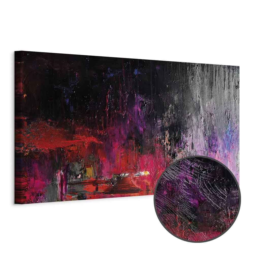 Hot August Abstract Narrow Canvas Print