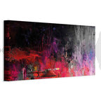 Hot August Abstract Narrow Canvas Print