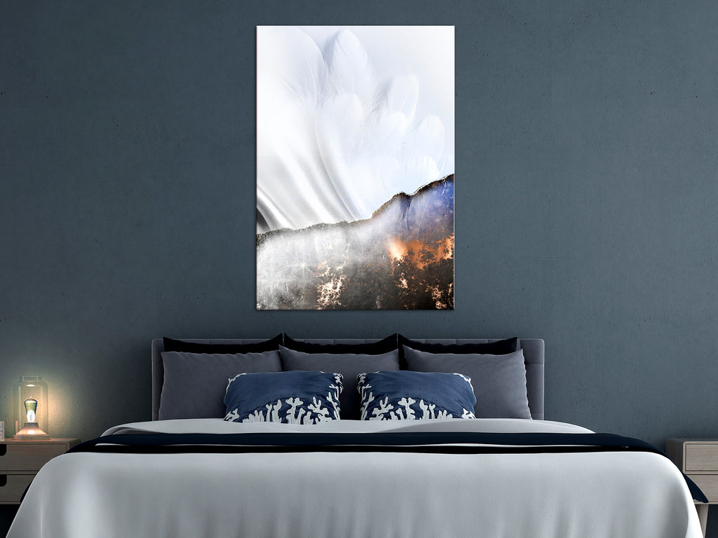 Canvas Print Guardian Angel Vertical Stylish Artwork