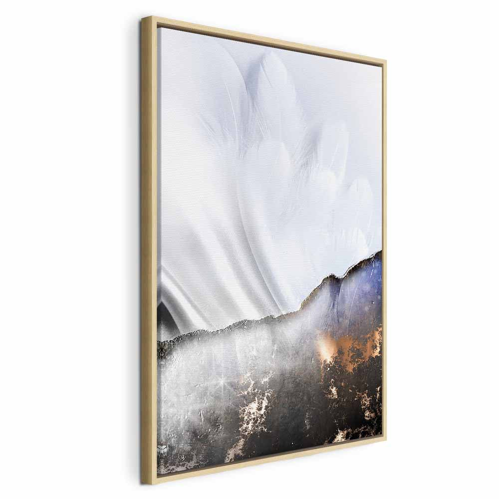 Abstract Guardian Angel Texture Canvas Print
