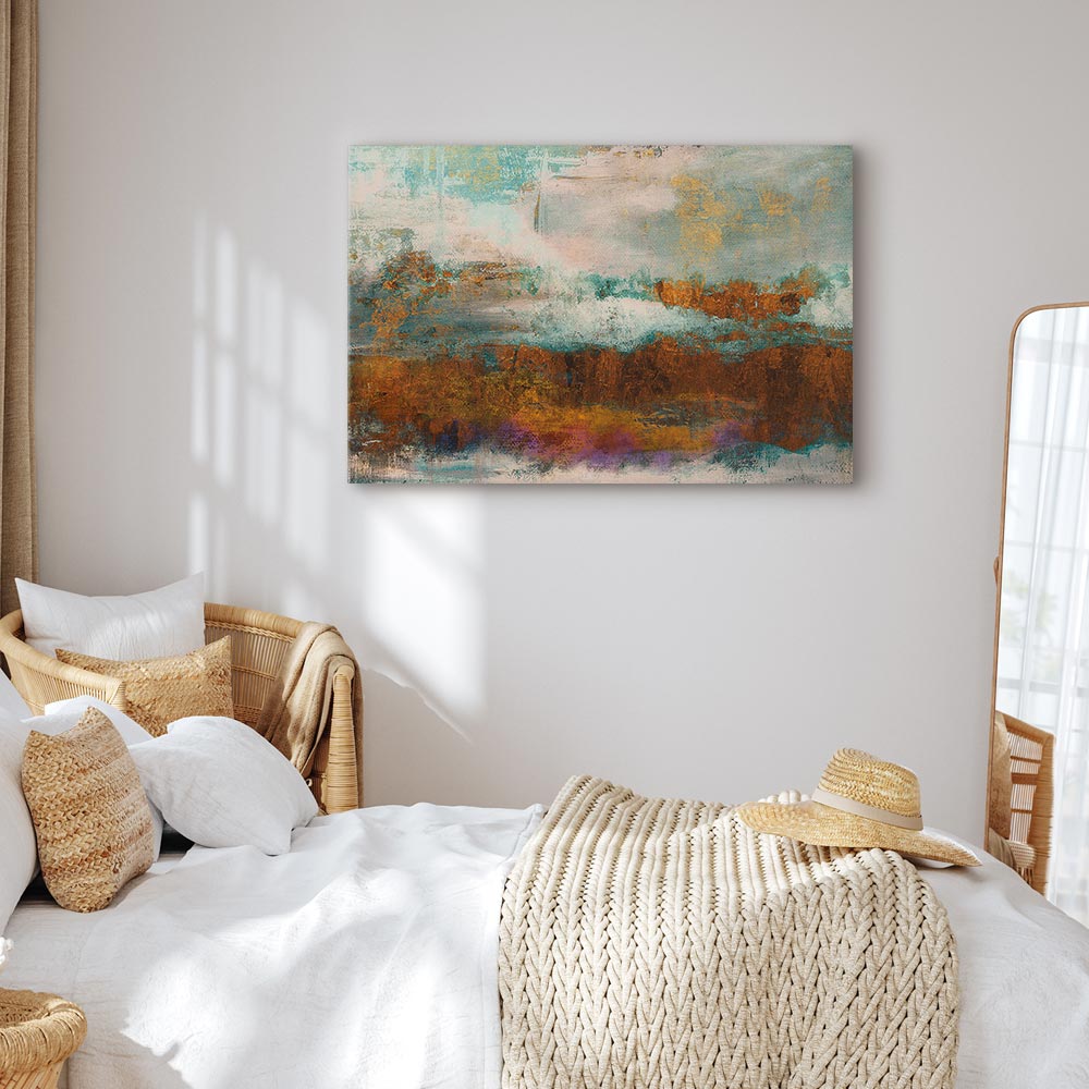 Novum Abstract Texture Wide Canvas Print