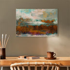 Novum Abstract Texture Wide Canvas Print