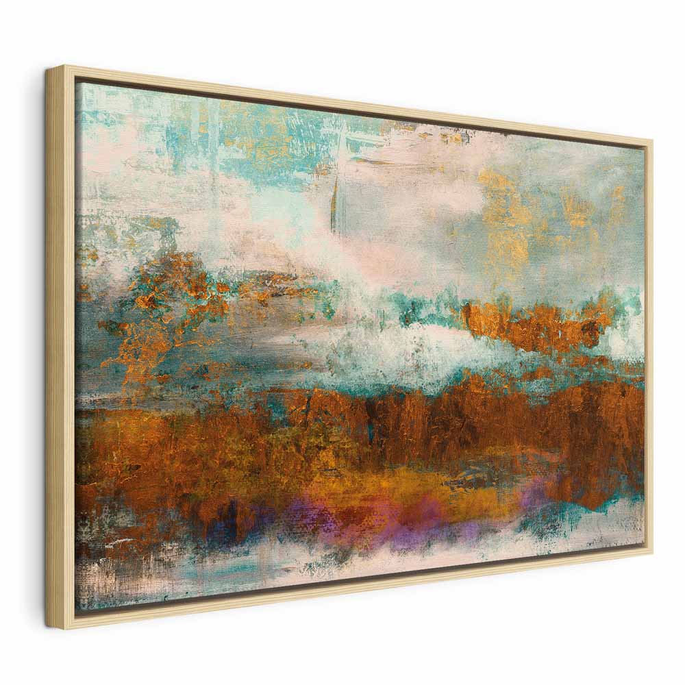 Novum Abstract Texture Wide Canvas Print
