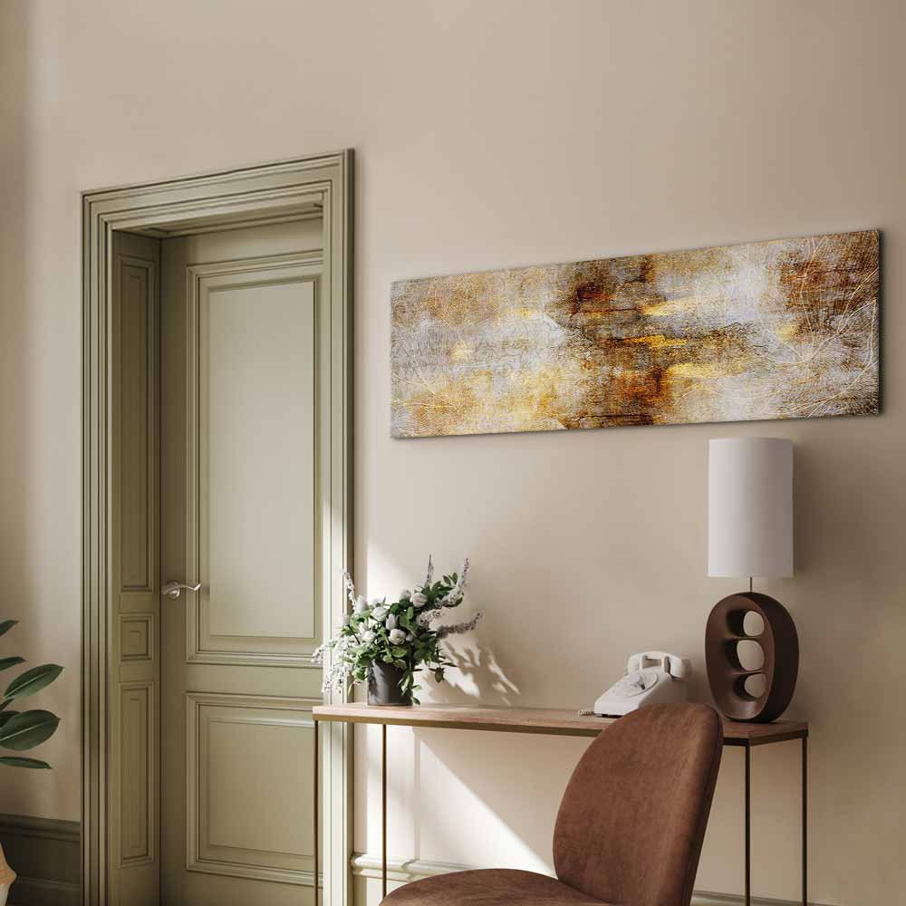 Luxury Abstract Texture Narrow Canvas Print