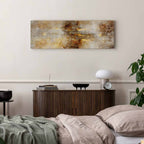 Luxury Abstract Texture Narrow Canvas Print