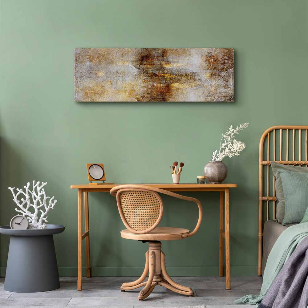 Luxury Abstract Texture Narrow Canvas Print