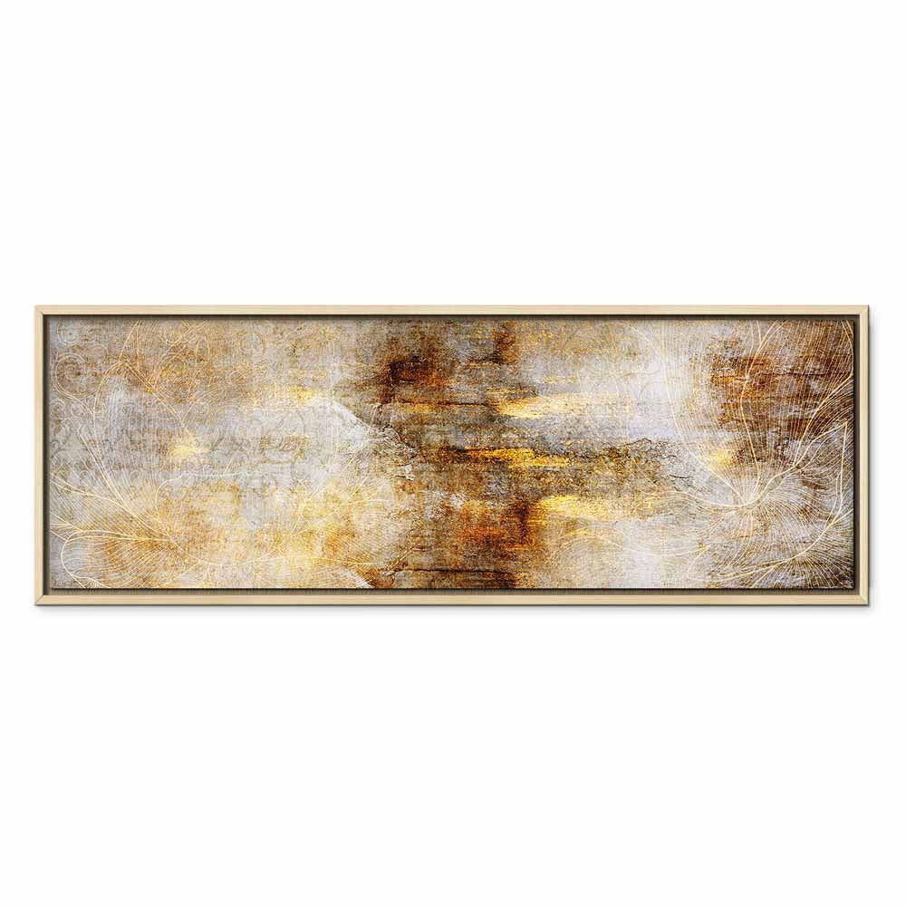 Luxury Abstract Texture Narrow Canvas Print