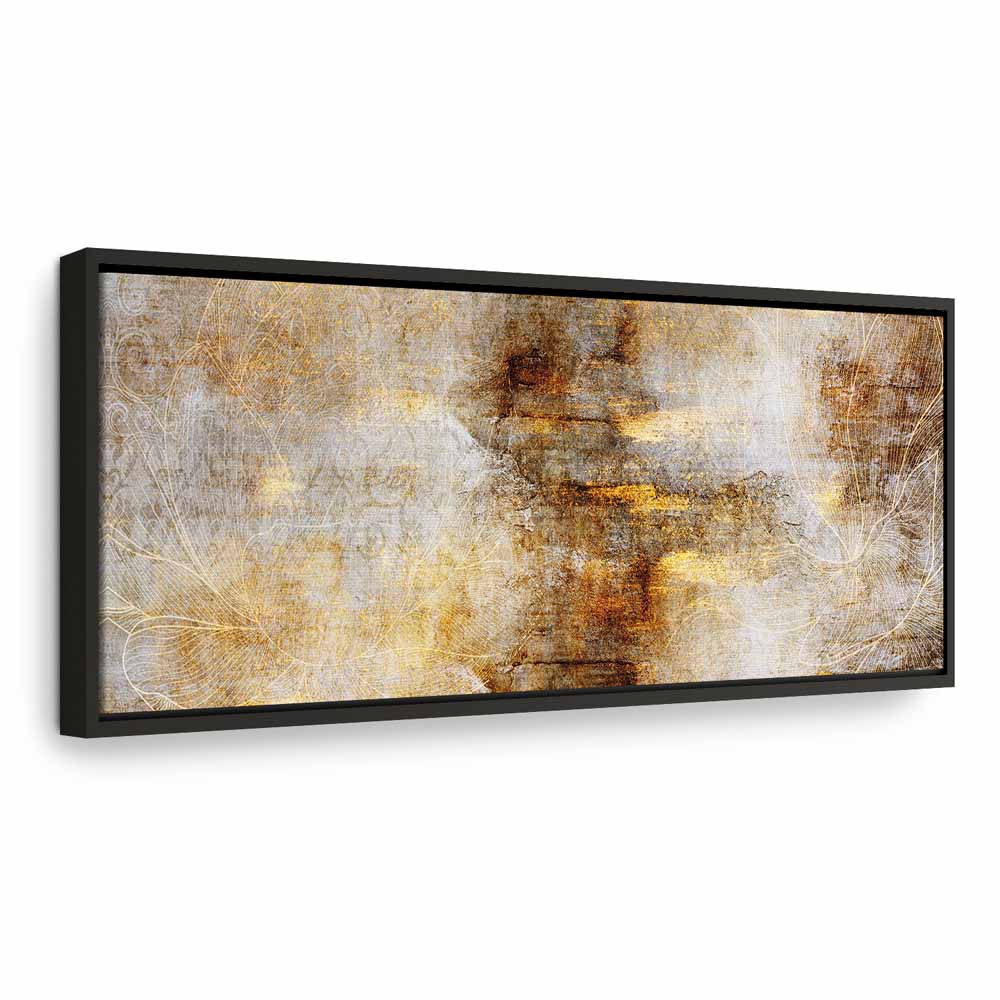 Luxury Abstract Texture Narrow Canvas Print