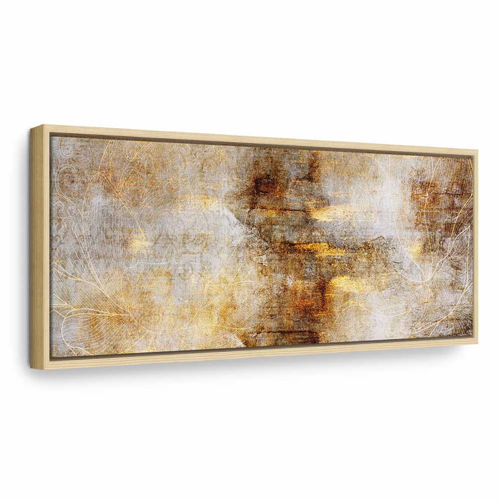 Luxury Abstract Texture Narrow Canvas Print