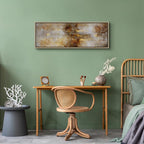 Luxury Abstract Texture Narrow Canvas Print