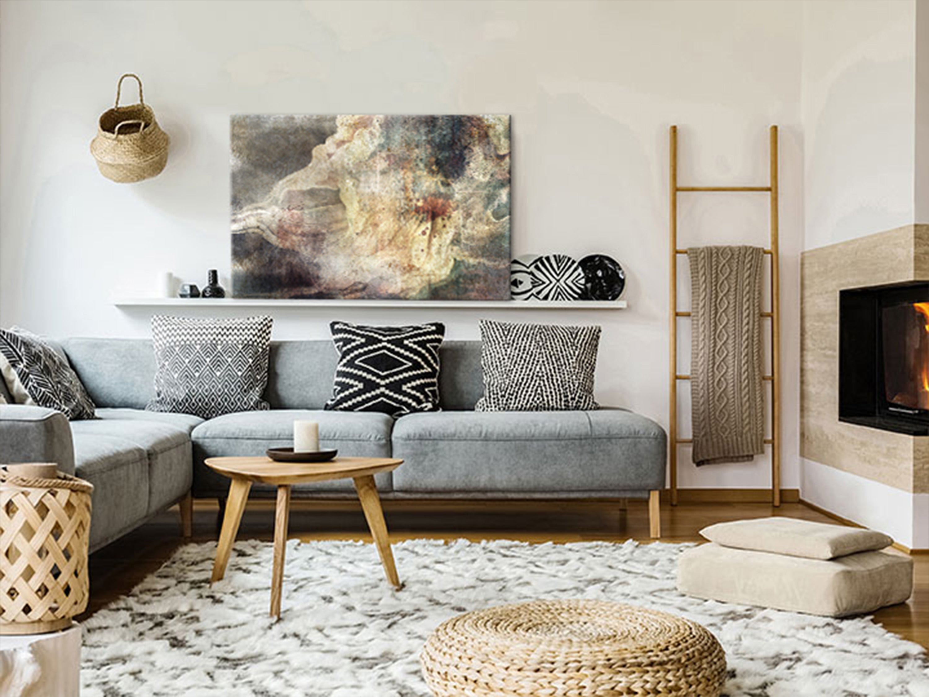 Stylish Abstract Canvas Print for Your Home