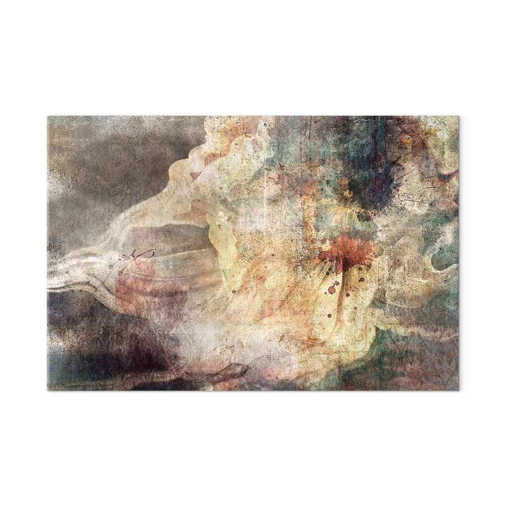Abstract Foggy Wild Dance Wide Canvas Print