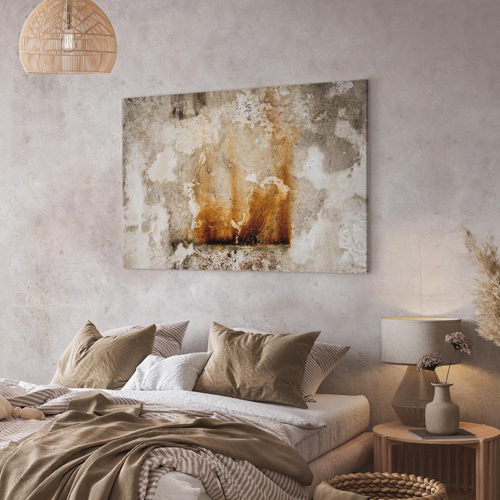 Flame Abstract Vertical Canvas Print