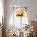 Flame Abstract Vertical Canvas Print