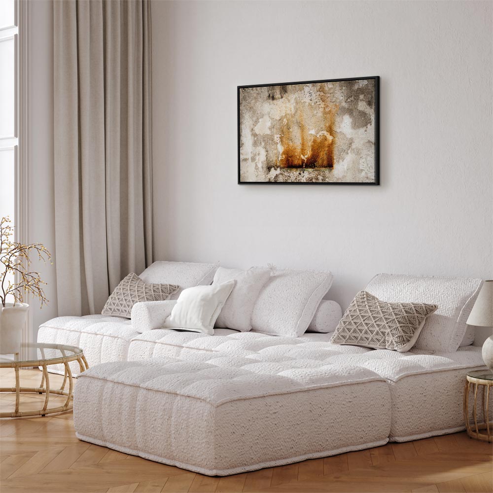 Flame Abstract Vertical Canvas Print