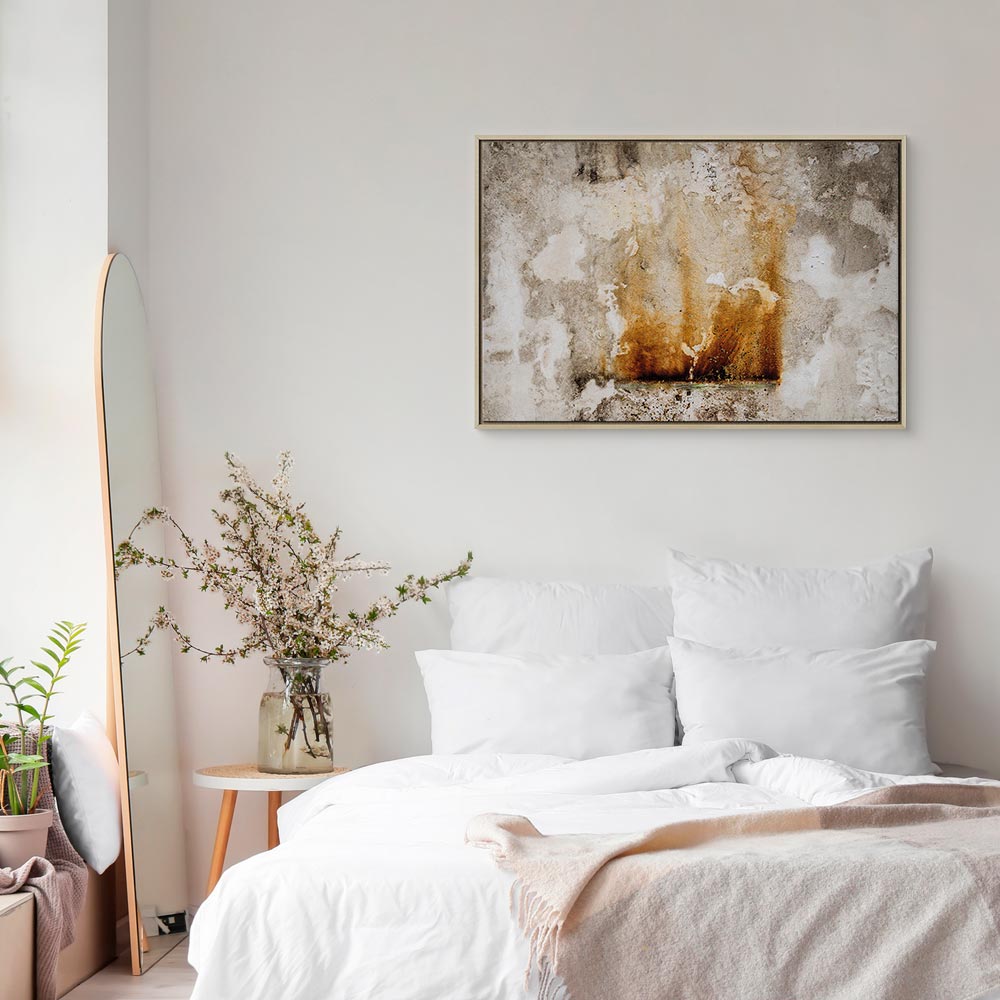 Flame Abstract Vertical Canvas Print