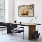 Flame Abstract Vertical Canvas Print