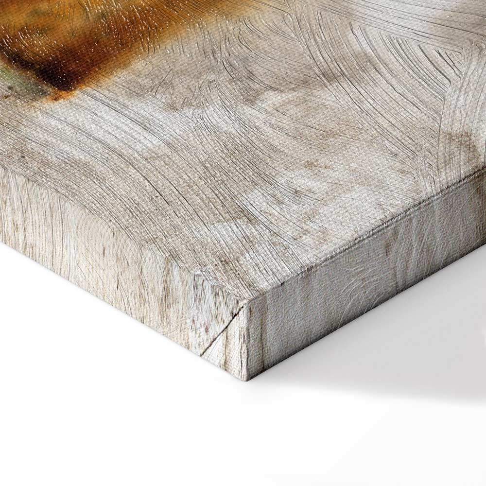 Flame Abstract Vertical Canvas Print