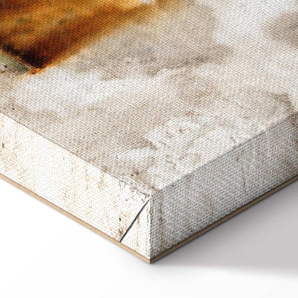 Flame Abstract Vertical Canvas Print