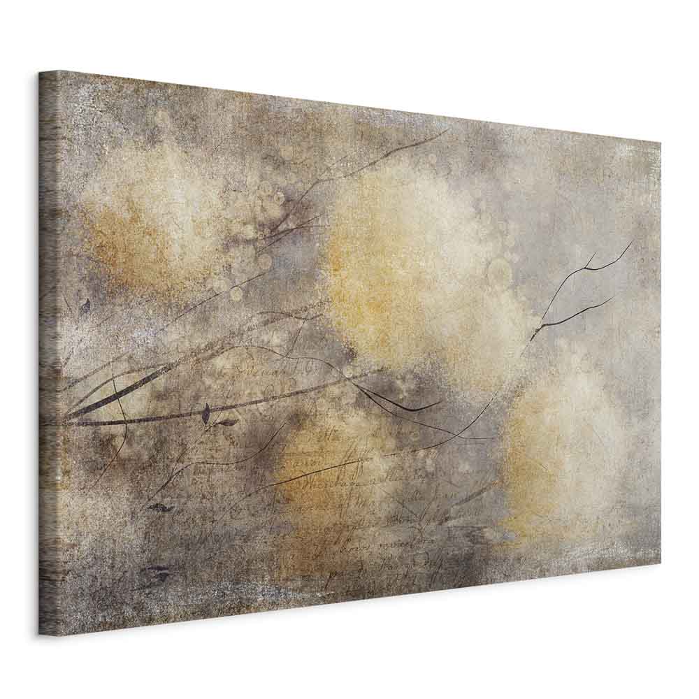 Sunny Buds Abstract Floral Canvas Print