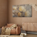 Sunny Buds Abstract Floral Canvas Print