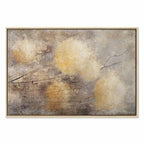 Sunny Buds Abstract Floral Canvas Print