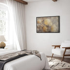 Sunny Buds Abstract Floral Canvas Print