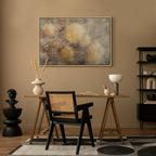 Sunny Buds Abstract Floral Canvas Print