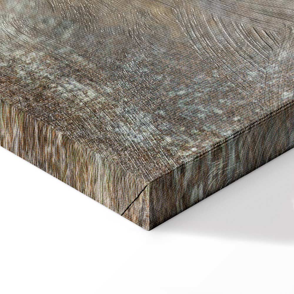 Sunny Buds Abstract Floral Canvas Print