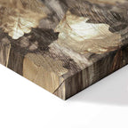 Autumn Leaves Twilight Retro Canvas Print