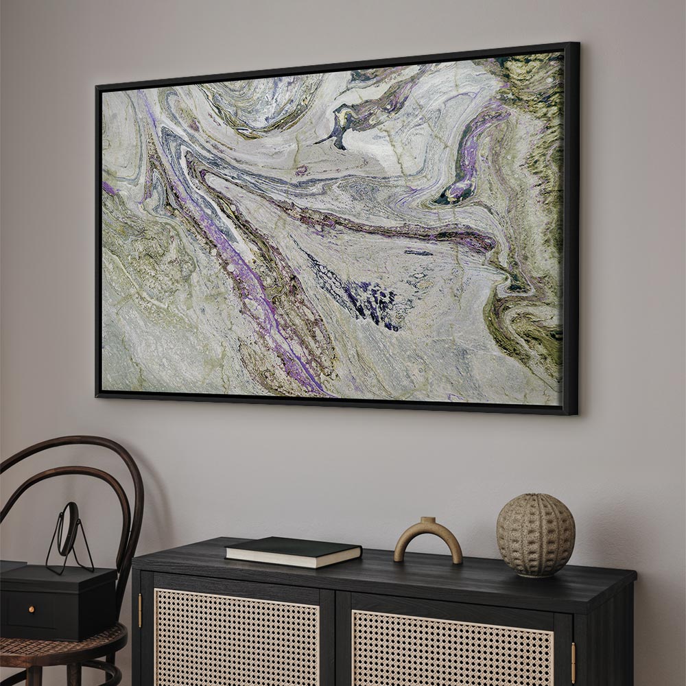 Colorful Abstract Rock Canvas Print