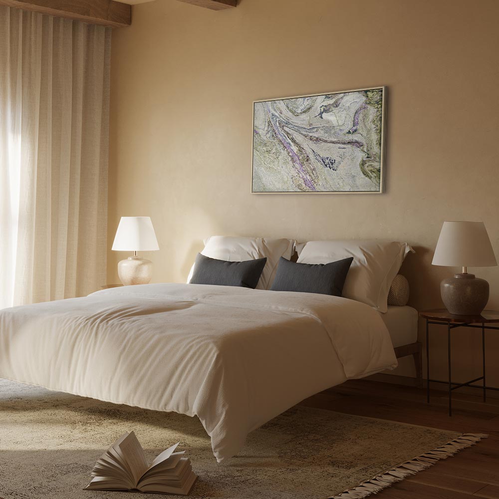 Colorful Abstract Rock Canvas Print