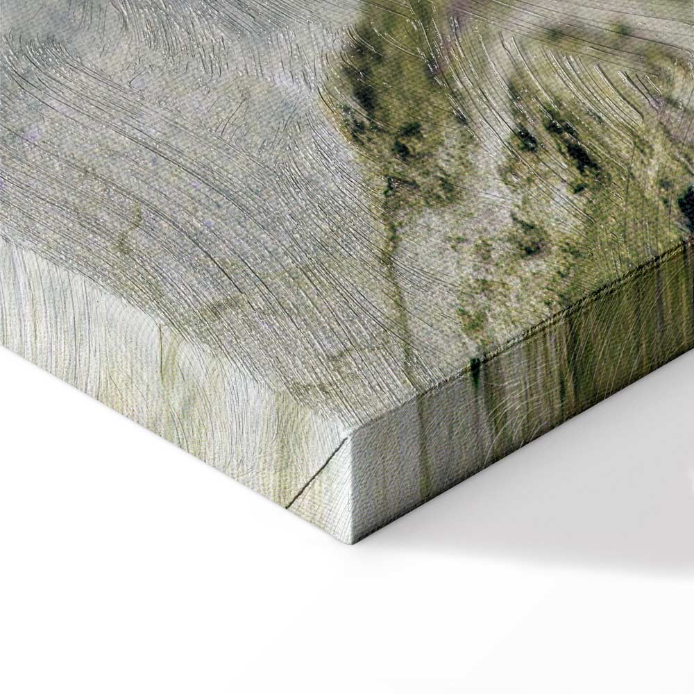 Colorful Abstract Rock Canvas Print