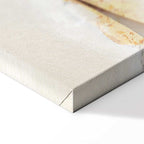 Golden Mountains Abstract Canvas Print