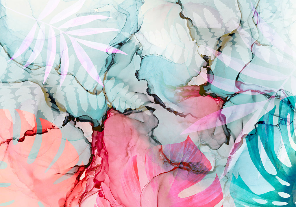 Abstract Finesse Wall Mural with Vibrant Colors