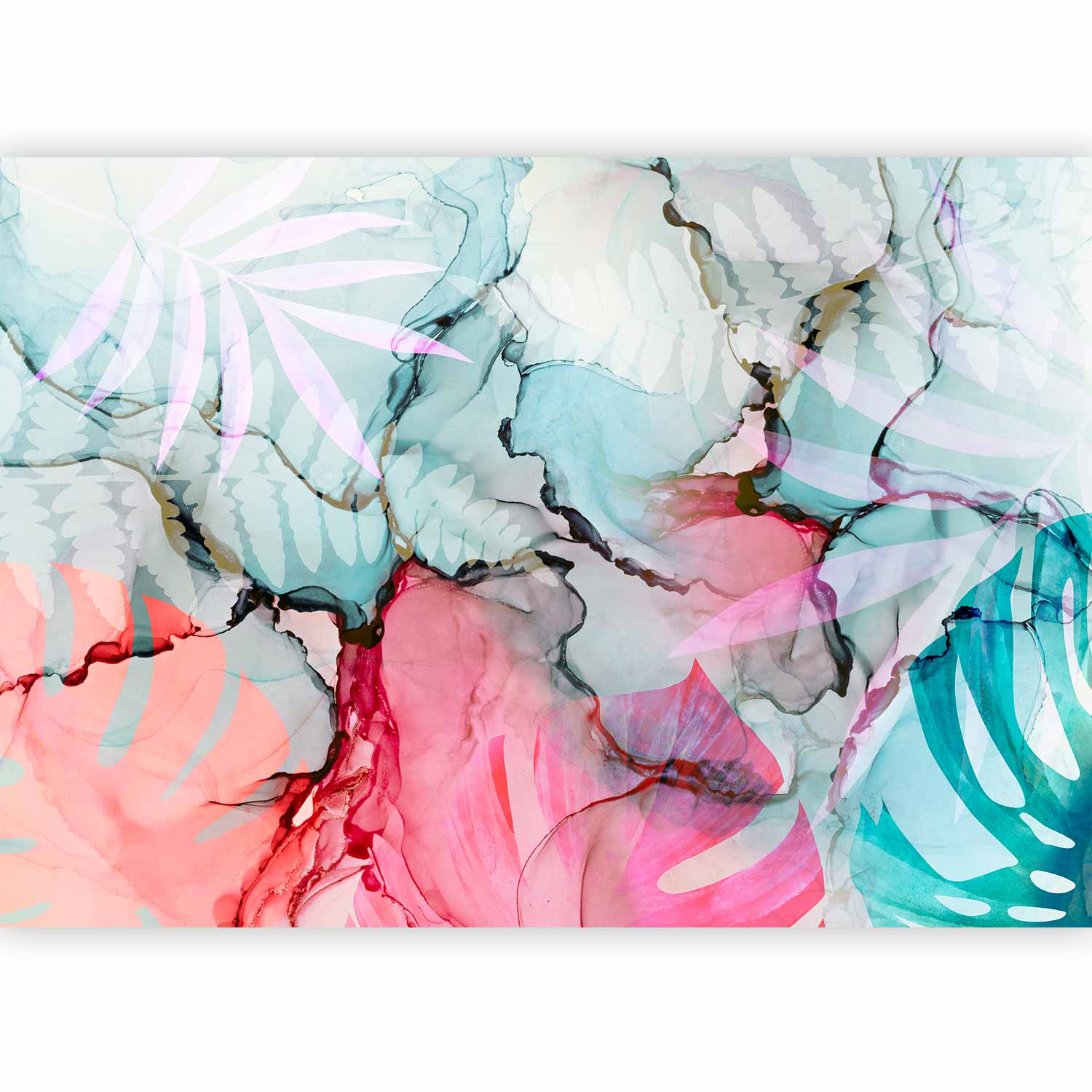 Abstract Finesse Wall Mural with Vibrant Colors