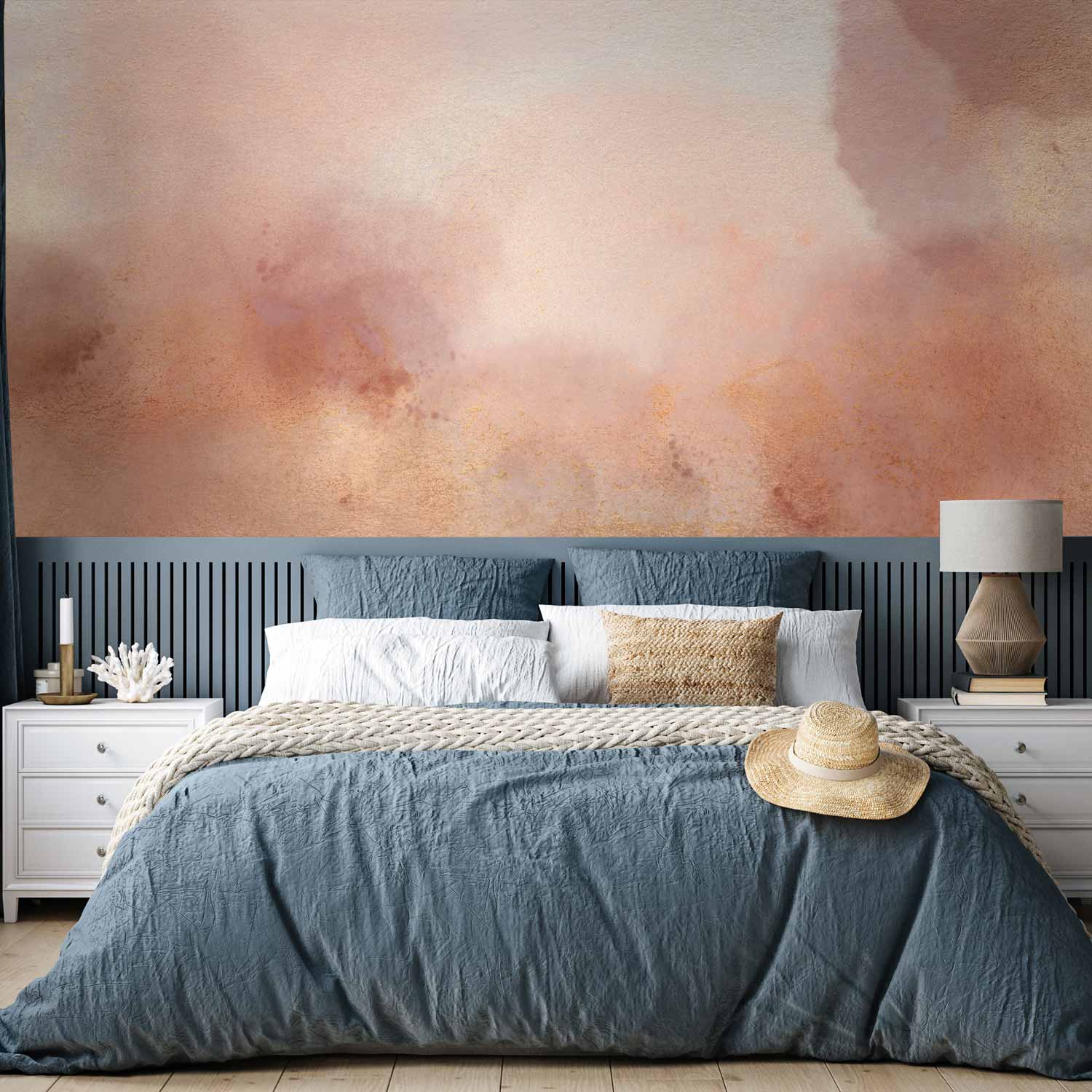 Pink Cloud Abstract Wall Mural